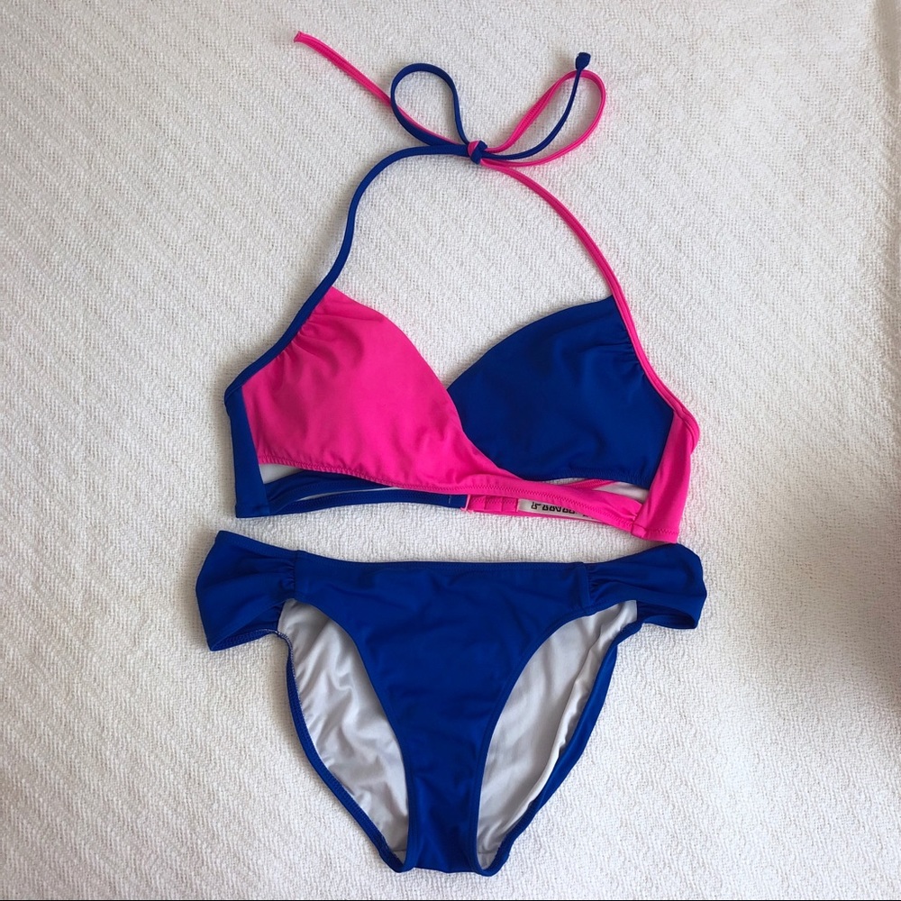 VS PINK Cross Front Bikini